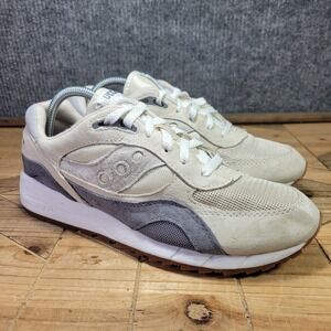 Saucony Shadow 6000 Mens 9 Retro Sneakers White/Grey - S70441-36 Running Casual